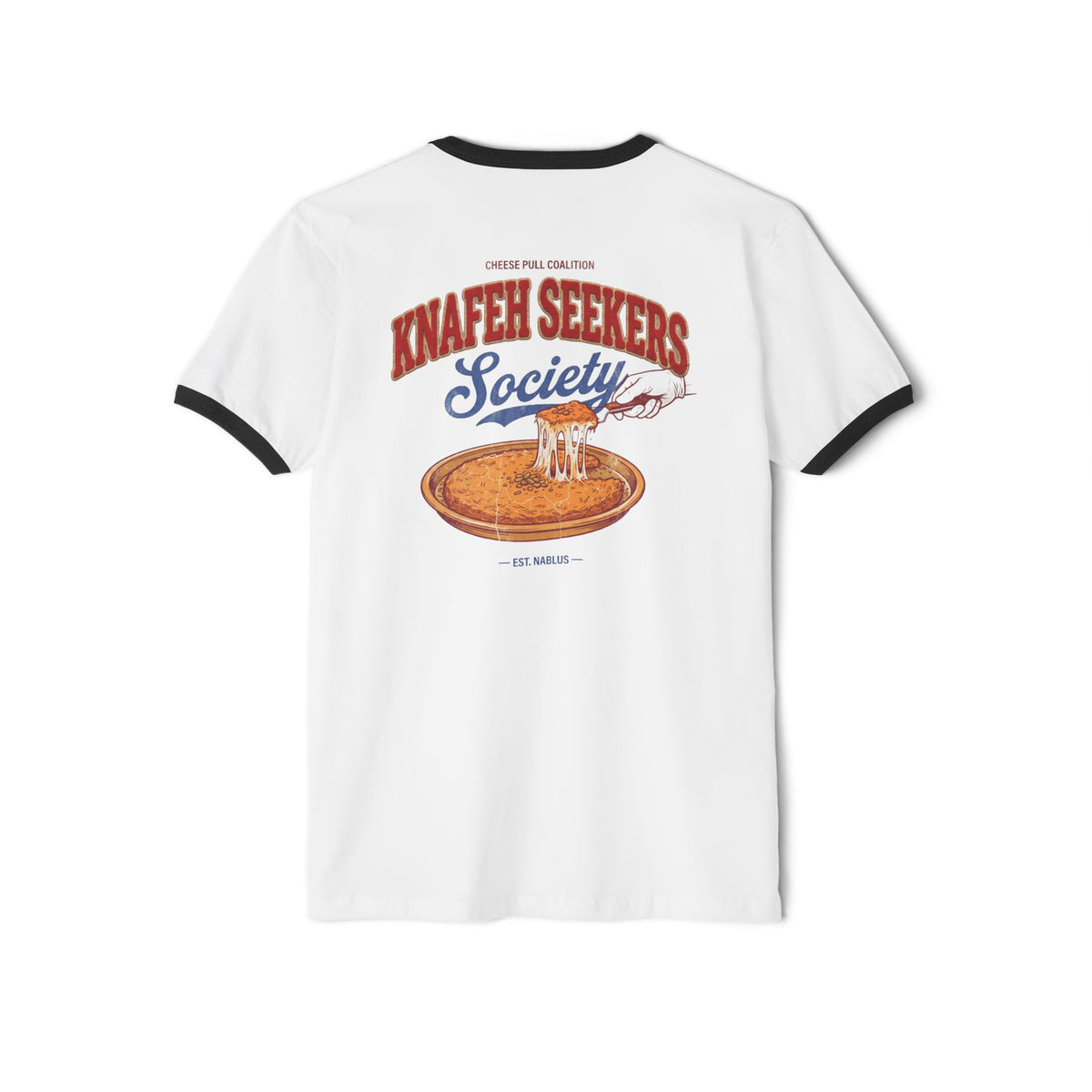 Knafeh Seekers Society Ringer Tee