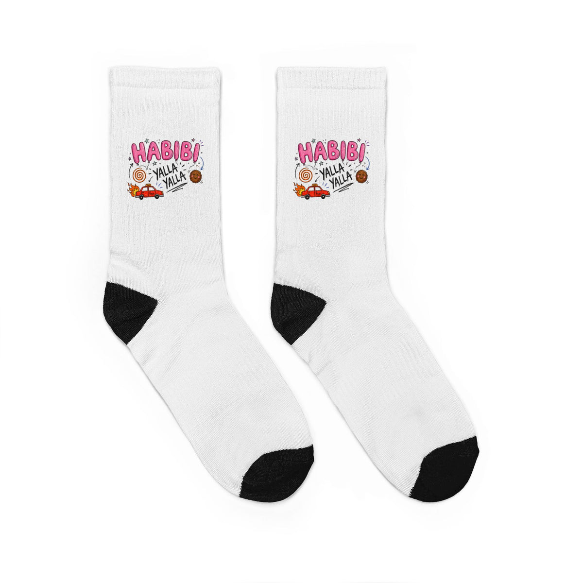 Habibi Yalla Socks: Hurry Up, Wait