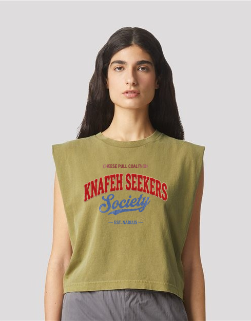 Women's Knafeh Society Heavyweight Muscle Tee