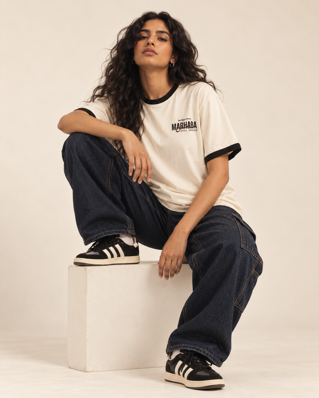 Marhaba Ringer Tee: Shu'l Akhbar